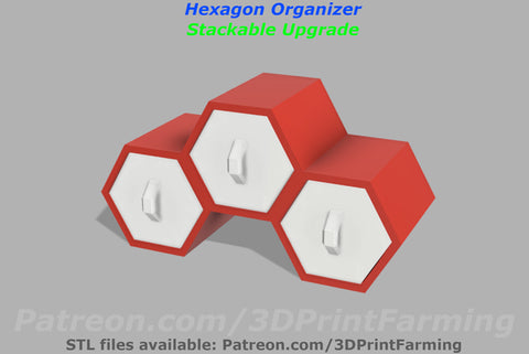 Hexagon Organizer Stackable Updgrade