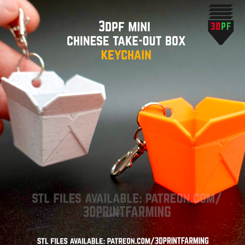 Mini Take-out Box Keychain